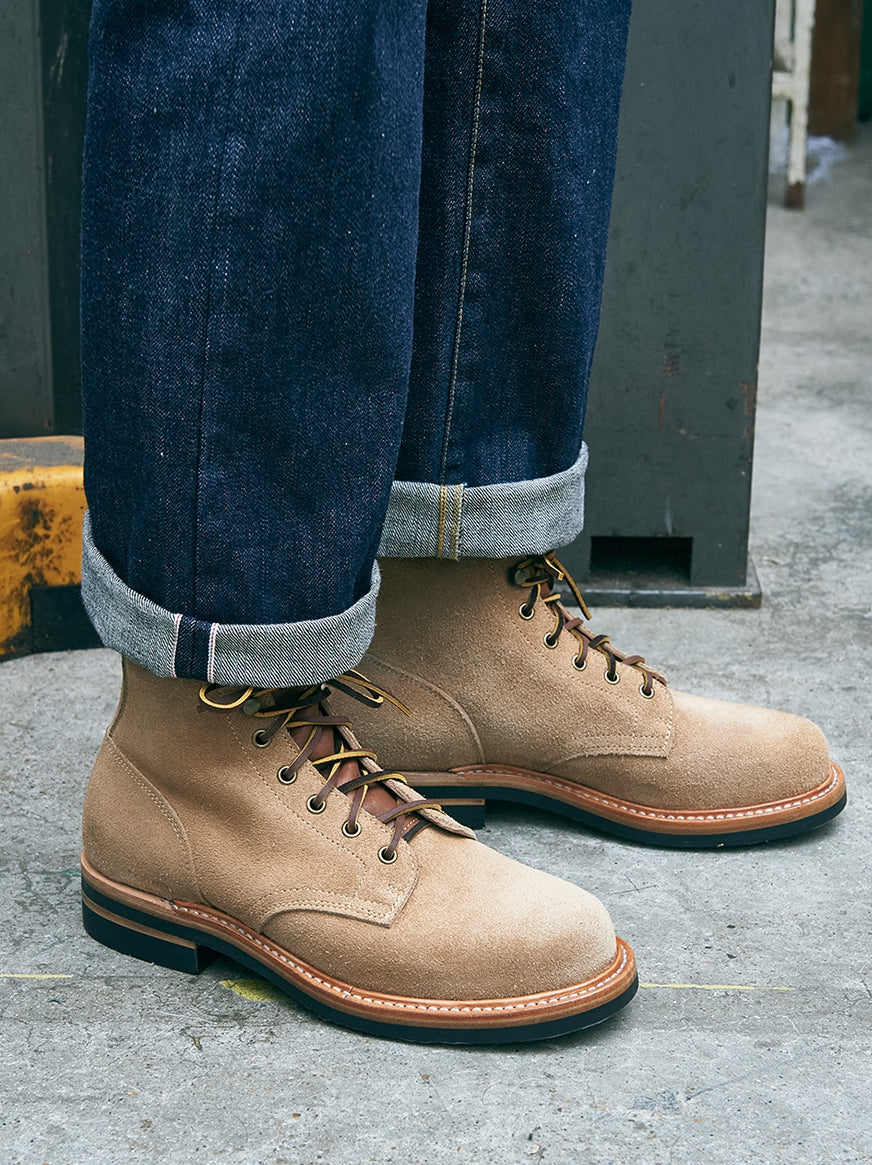 Boondocker Boots | Suede Leather, Military-Inspired Combat Style