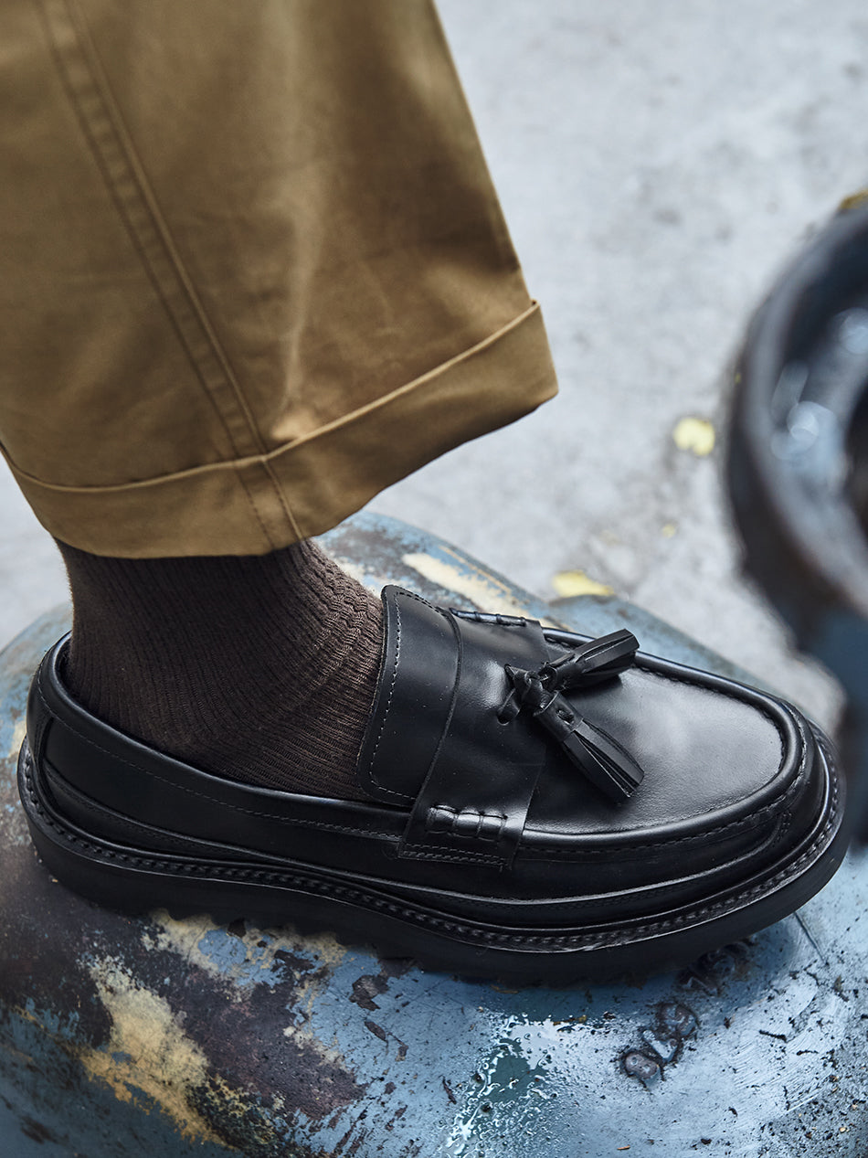 Hybrid Moc Toe Loafers | Rugged Workwear Meets Tassel Loafers