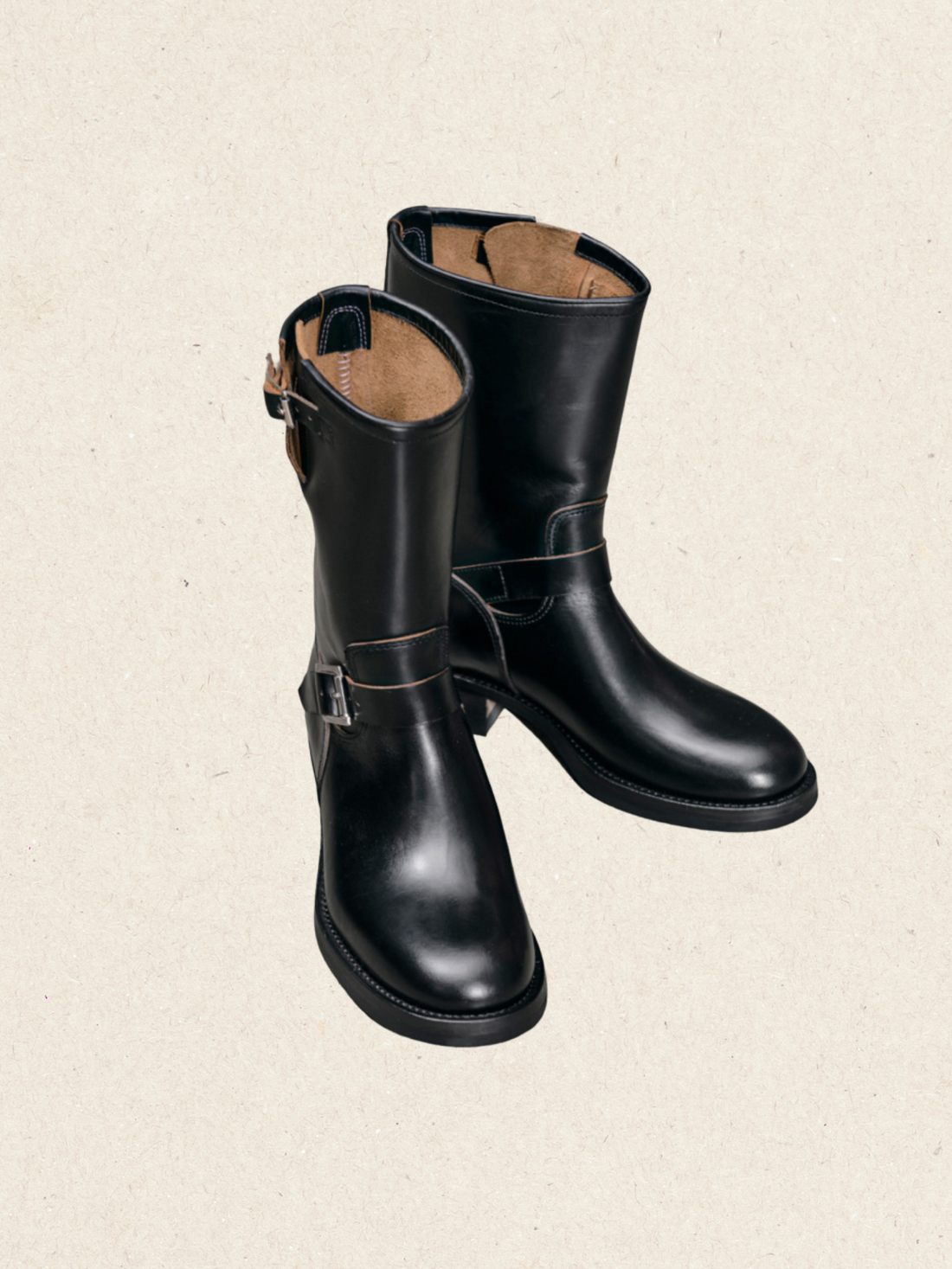 black riding boots