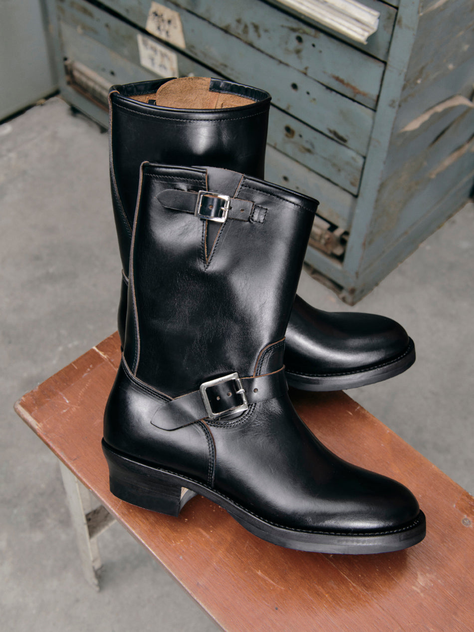 Engineer Boots | Tea-Core Leather, Vibram Sole, Moto-Ready Durability