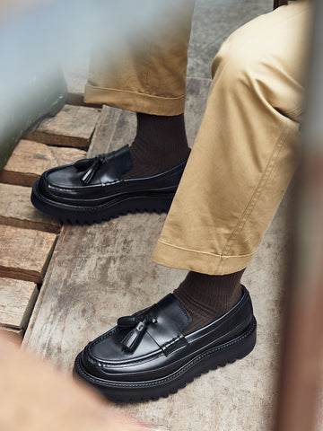 Hybrid Moc Toe Loafers | Rugged Workwear Meets Tassel Loafers