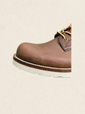 men brown leather boots