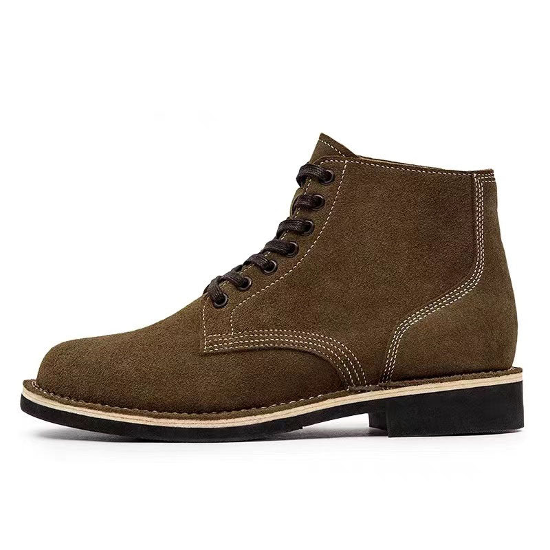 Brown Suede M43 Boondocker Boots for Man