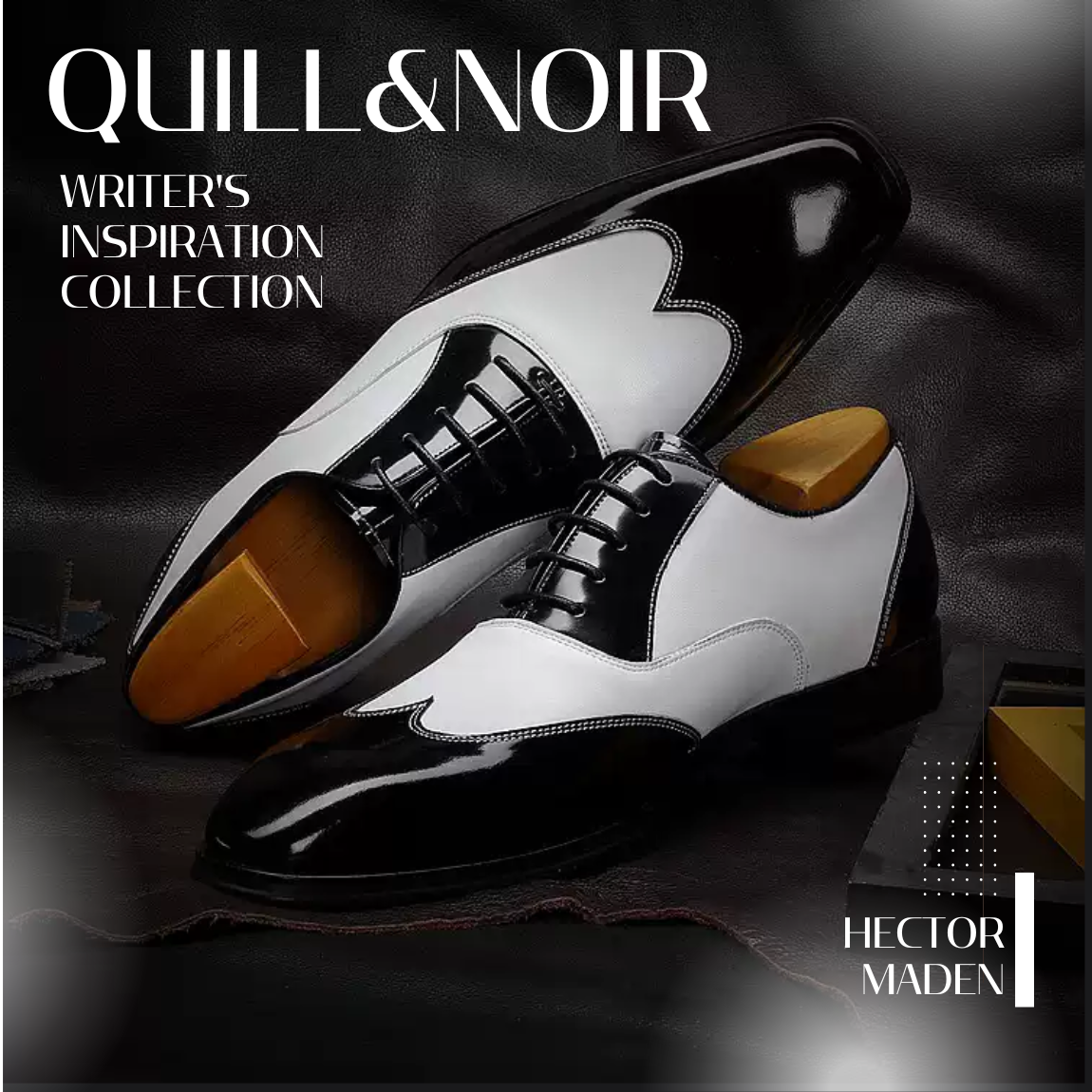 Quill & Noir Oxford Shoes: Where Heritage Meets Avant-Garde