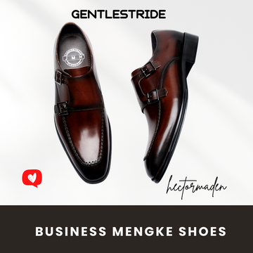 Cowhide Business Mengke Shoes: Elevate Your Professional Style-GentleStride Mengke Shoes