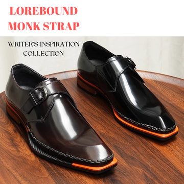 "Lorebound Monk Strap"  Where Literary Legends Intertwine with Timeless Craftsmanship