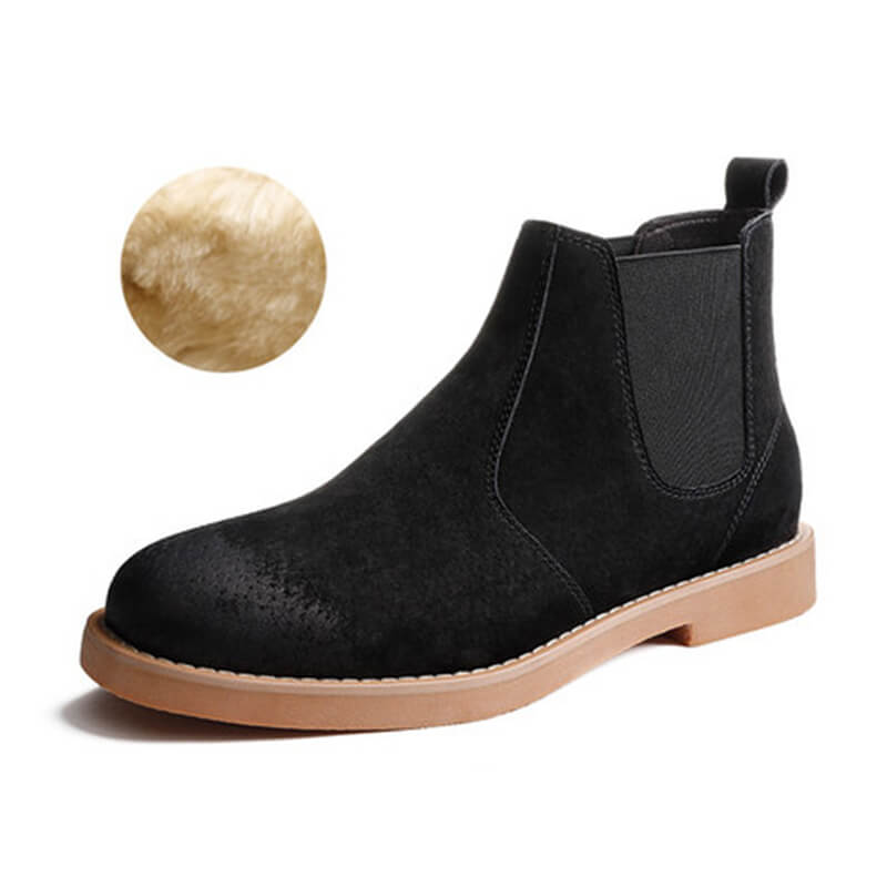 Leather suede outlet boots